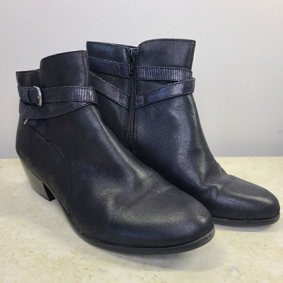 Kim Roger's Black Ankle Boot 8.5 - Picture 3 of 9